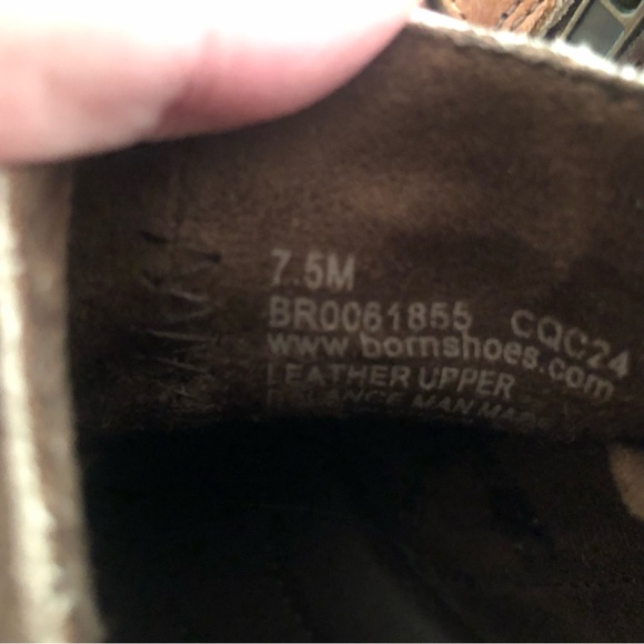 Born Kelle ankle boot in distressed taupe leather (7.5) - Picture 6 of 8